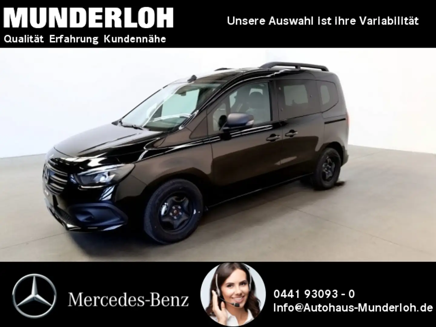 Mercedes-Benz Citan 112 CDI Tourer PRO Standard KAMERA+KLIMA Чорний - 1