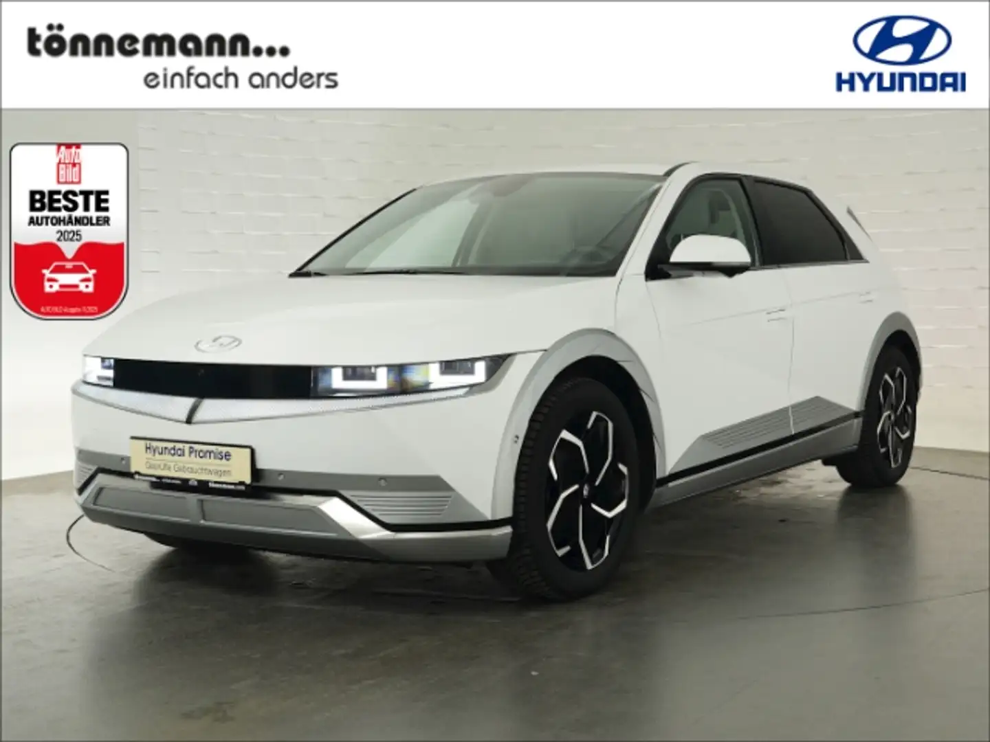 Hyundai IONIQ 5 UNIQ 77,4kWh ALLRAD+VOLL LED+NAVI+360 GRAD KAMERA+ Weiß - 1