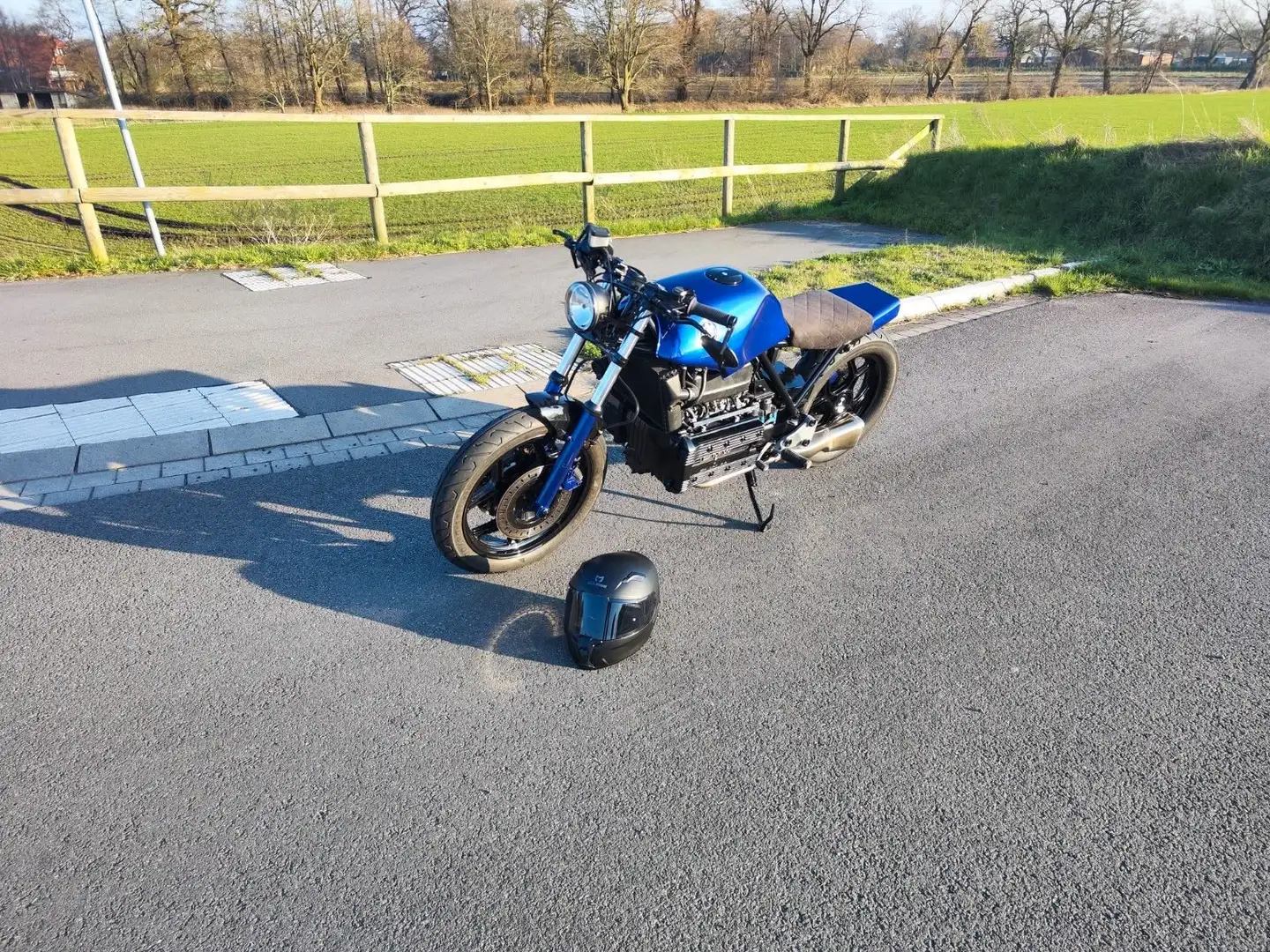BMW K 100 Café Racer, Scrambler , Komplettumbau Azul - 1