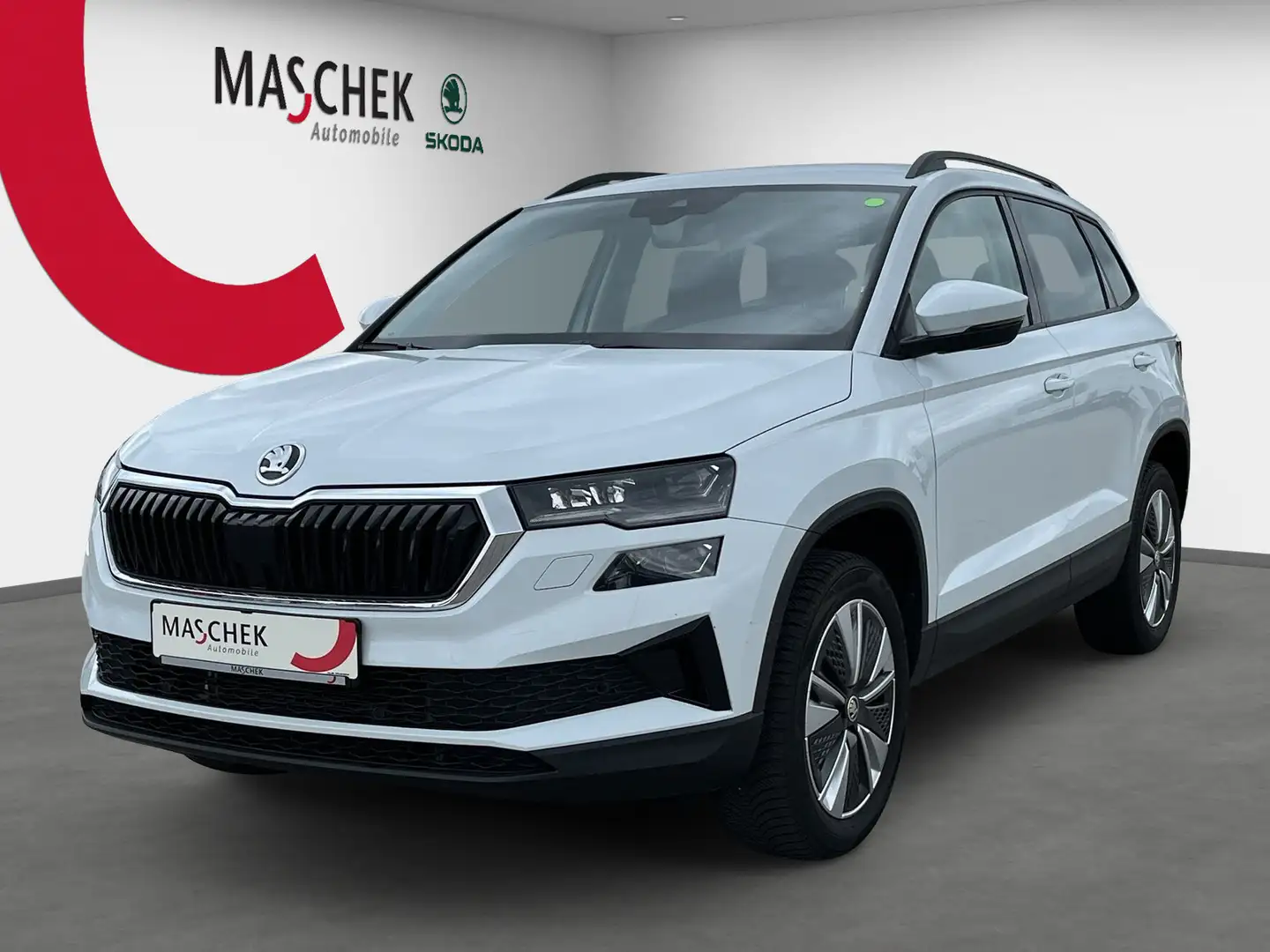 Skoda Karoq Ambition 1.5 TSI Matrix Sitzh. GRA PDC SmartLink Blanc - 1