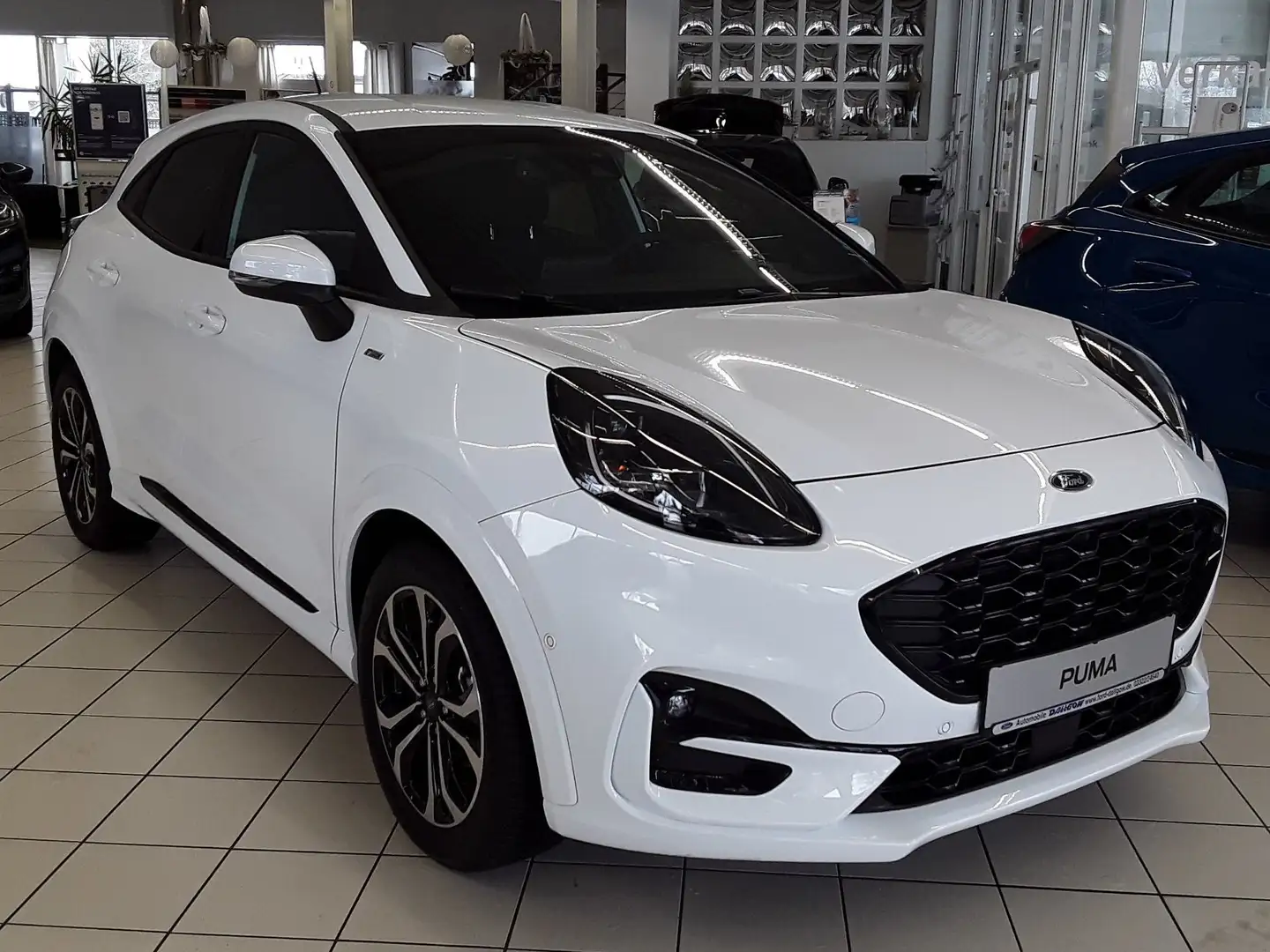 Ford Puma ST-Line,Navi,Kam,ACC,Allwett,Winterpak.,unfallfrei Weiß - 1