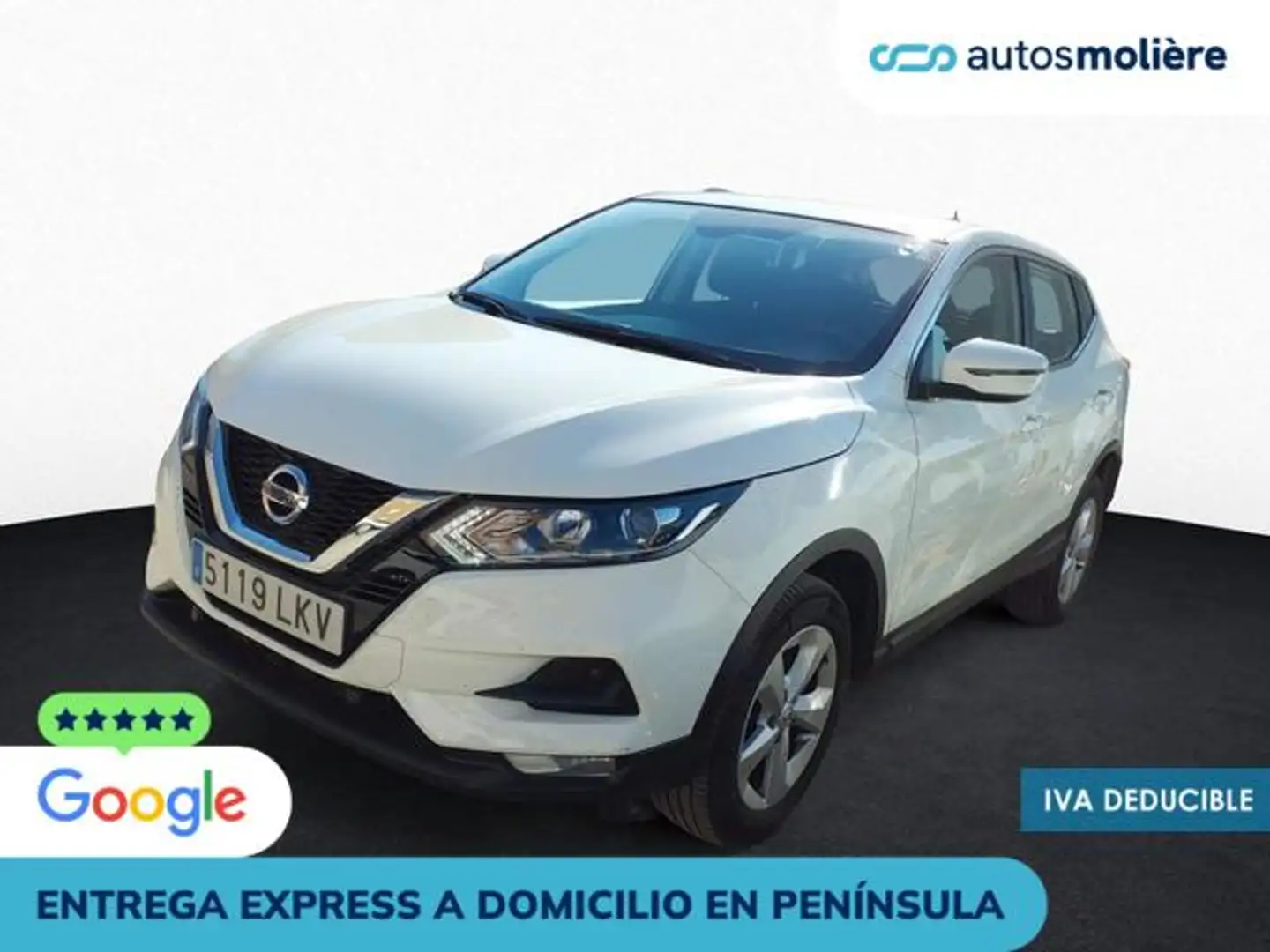 Nissan Qashqai 1.5dCi Acenta 4x2 85kW Blanco - 1