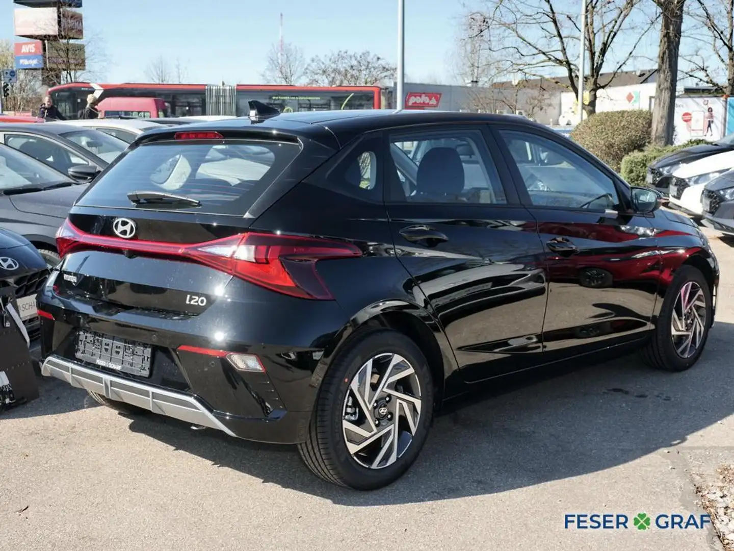 Hyundai i20 TREND KOMFORT NAVI KAMERA SHZ LHZ CARPLAY Noir - 2