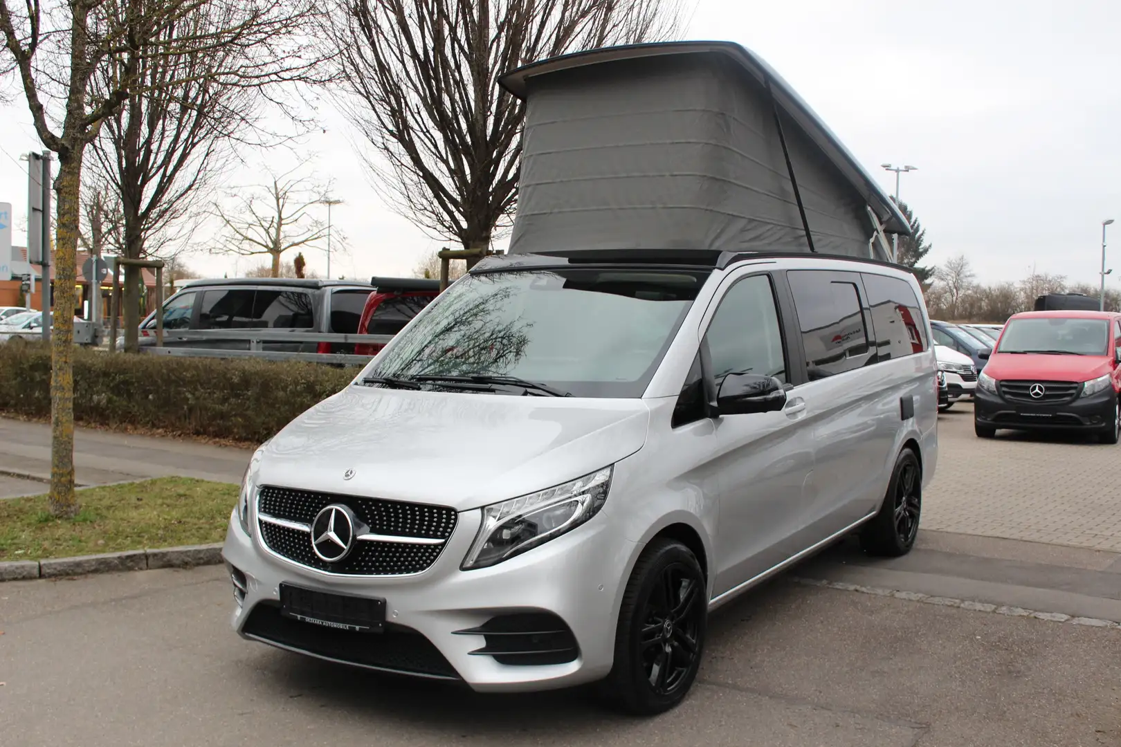 Mercedes-Benz Marco Polo V300 4MATIC Küche *Leder *AMG *Night-Paket *AHK Сірий - 1