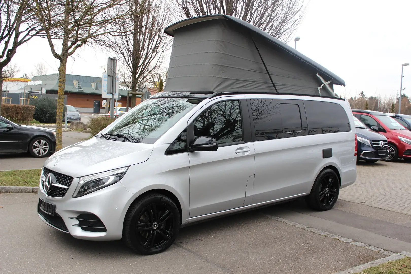 Mercedes-Benz Marco Polo V300 4MATIC Küche *Leder *AMG *Night-Paket *AHK Сірий - 2