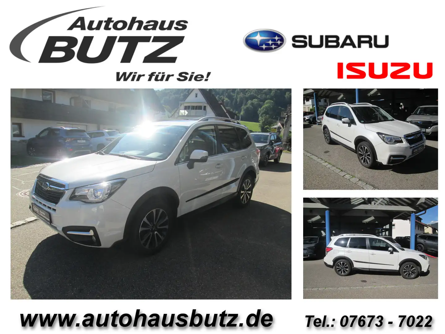 Subaru Forester 2,0i Platinum, Leder, Navi, AHK Weiß - 1