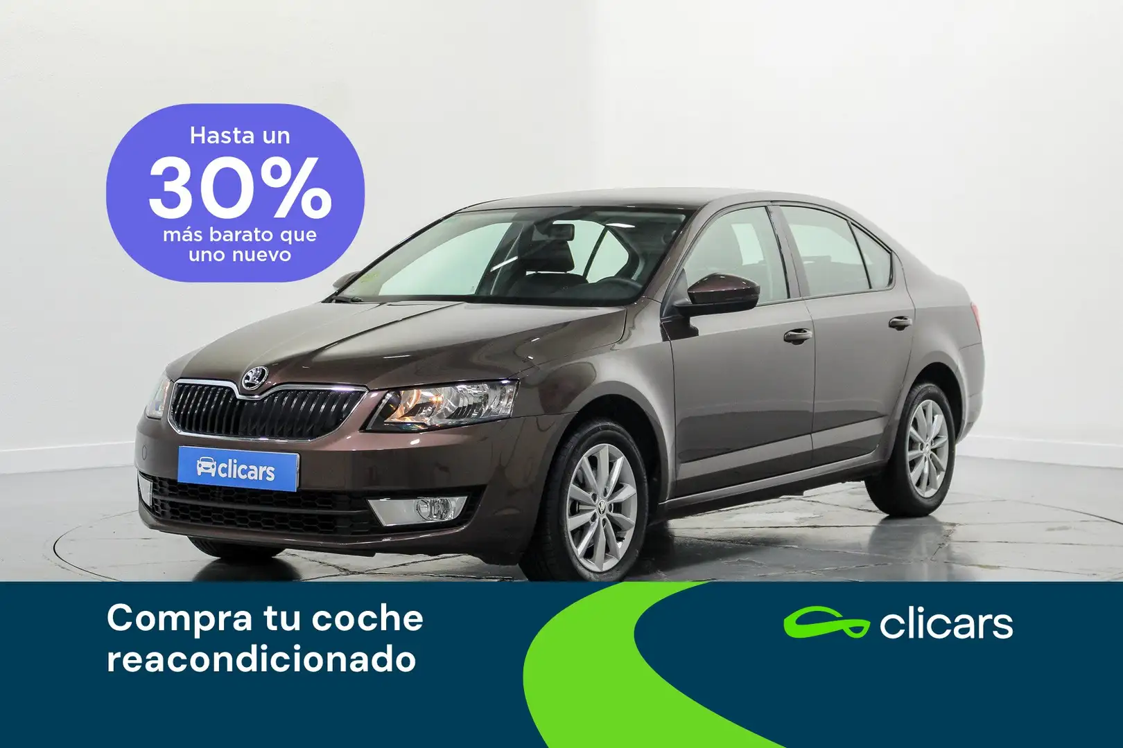 Skoda Octavia 1.6TDI CR Ambition 105 Marrón - 1