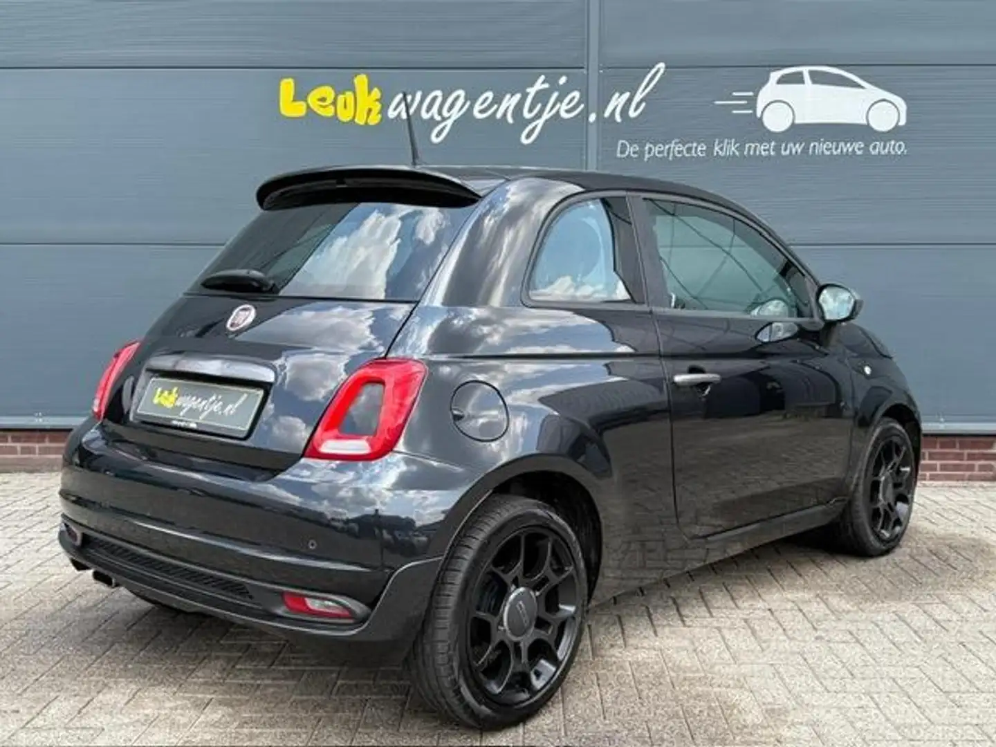 Fiat 500 1.2 500S *navi *16 inch *eerste eig. *dealerond. Noir - 2