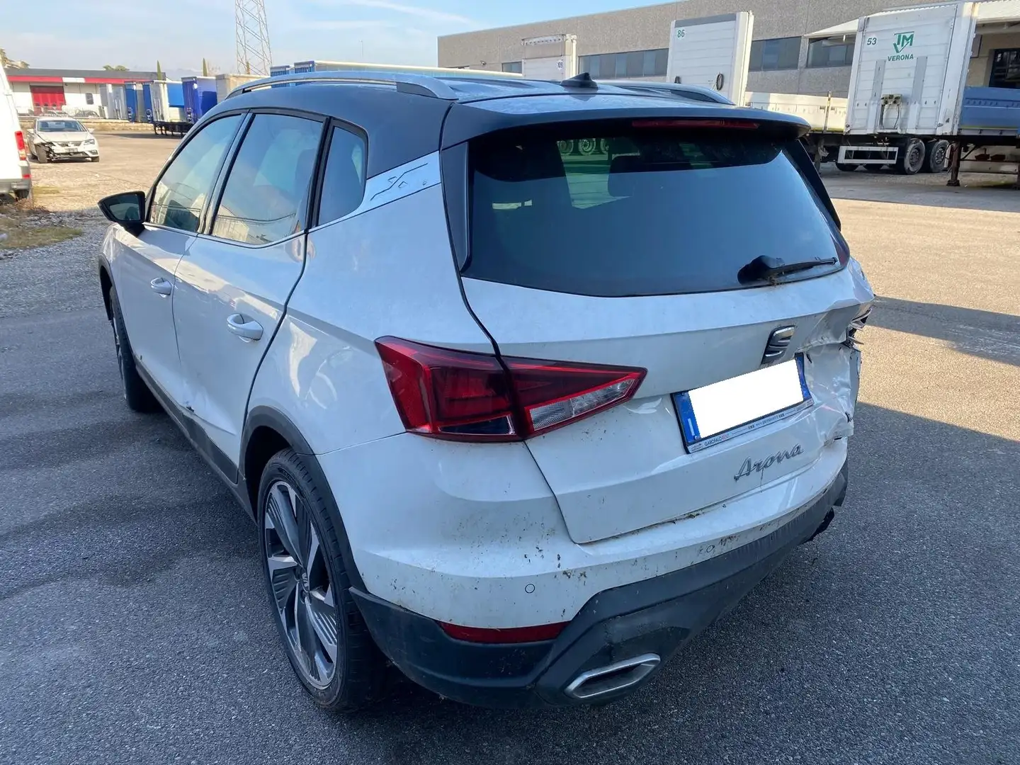 SEAT Arona 1.0 ecotsi FR 95cv INCIDENTATA Blanc - 1
