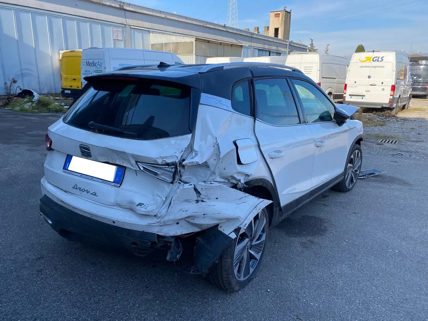SEAT Arona 1.0 ecotsi FR 95cv INCIDENTATA Blanc - 2