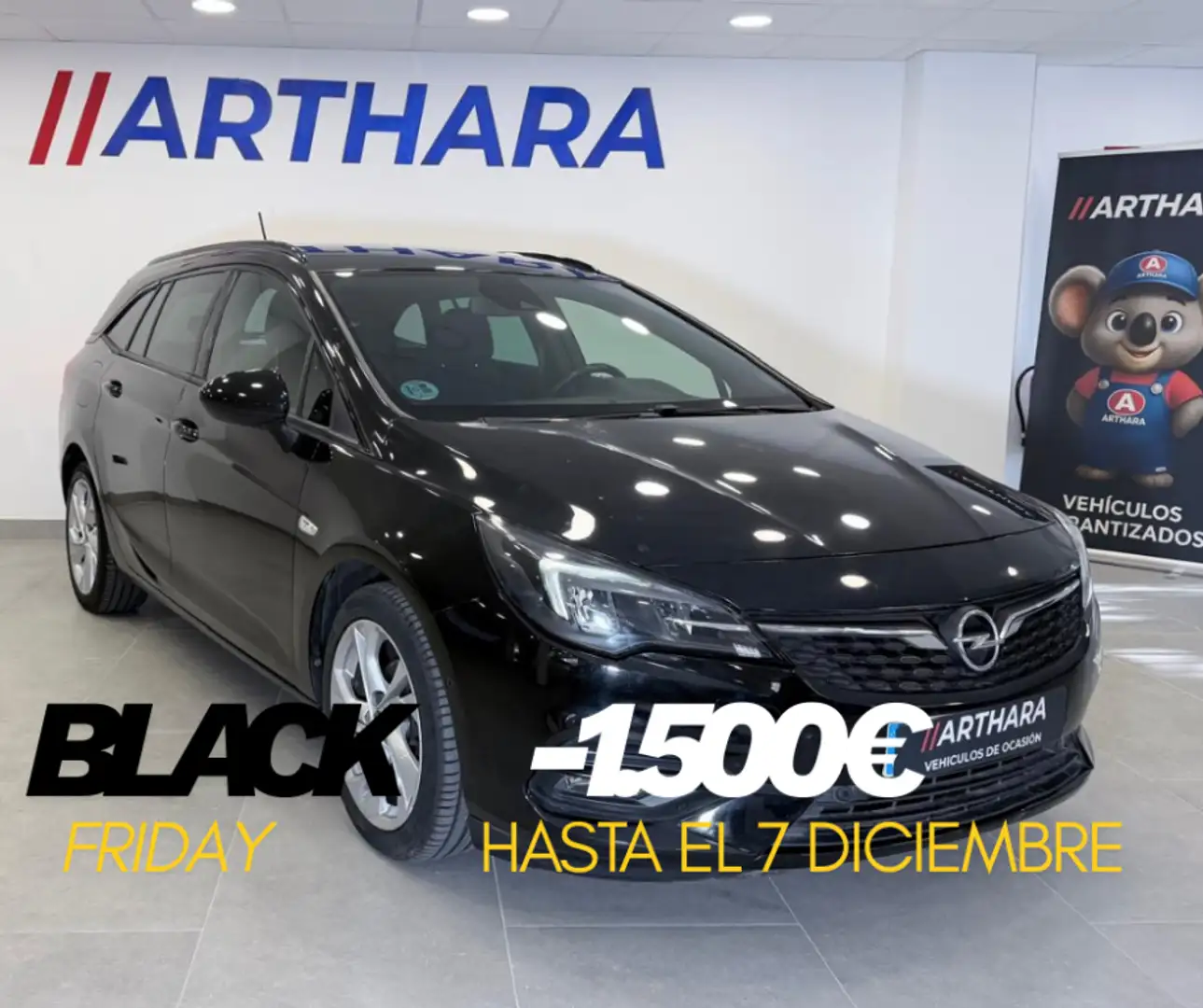 Opel Astra ST 1.5D S/S GS Line 122 Negro - 1