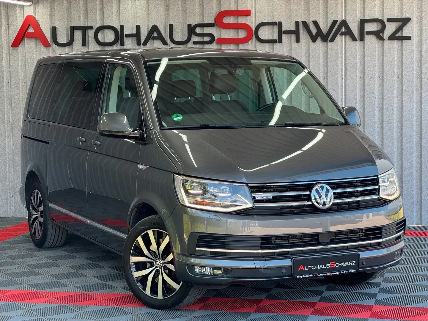 Volkswagen T6 Transporter T6 Multivan Highline 4Motion ACC AHK StdHeiz Led Grau - 1