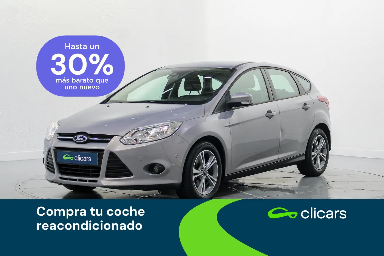 Ford Focus 1.0 Ecoboost Auto-S&S Trend 125 Gris - 1