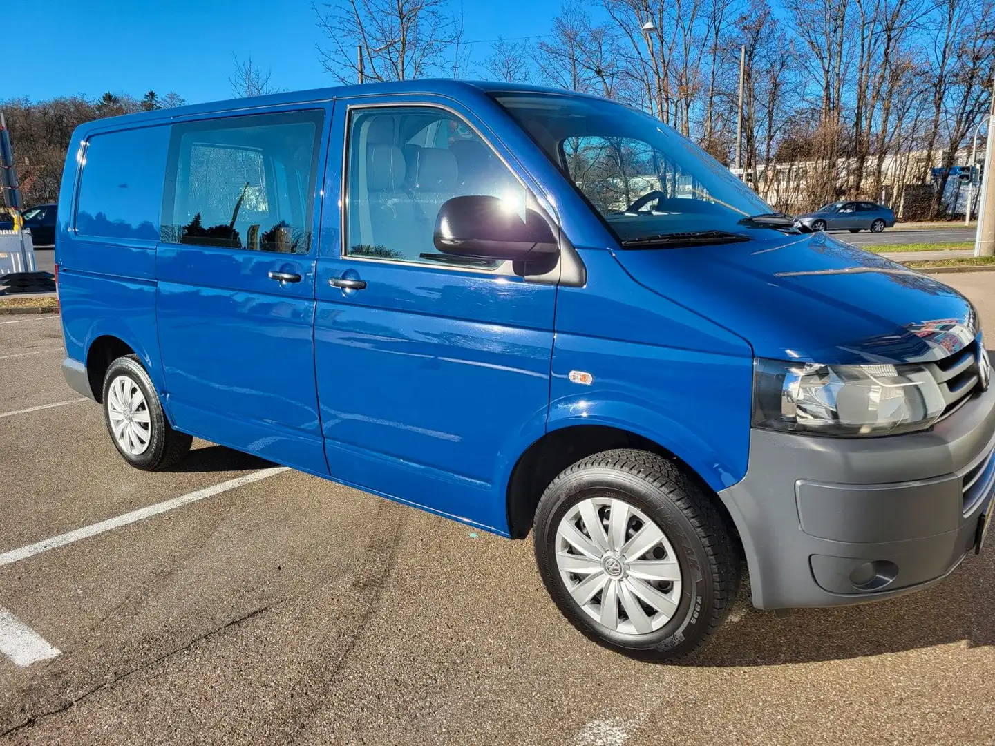 Volkswagen T5 Transporter Kasten 2 Hand GRA, AHK, Scheiben Bleu - 2