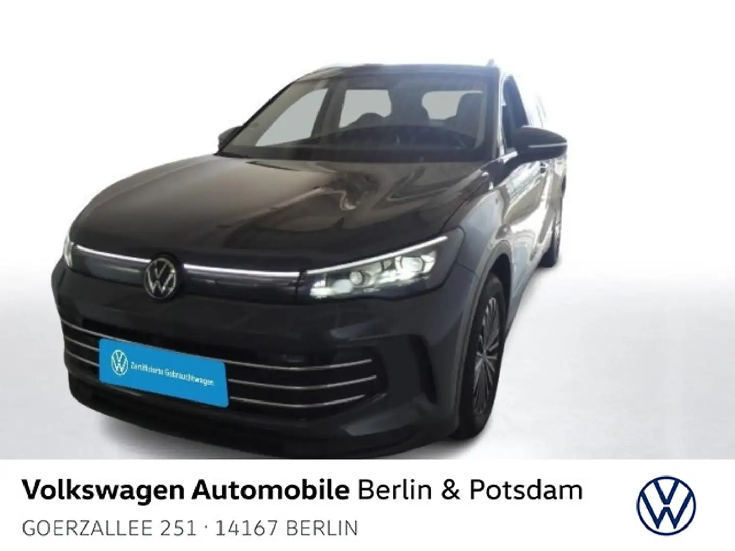 Volkswagen Tiguan 2.0 TDI DSG Eleg Navi AHK Telefon Matrix Grau - 1