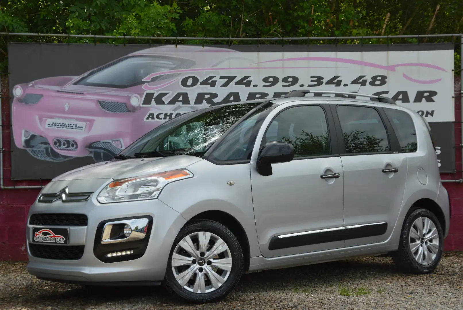 Citroen C3 Picasso 1.2PureTech Exclusive NEUF CLIM SENS AR 29.497KM Grau - 1