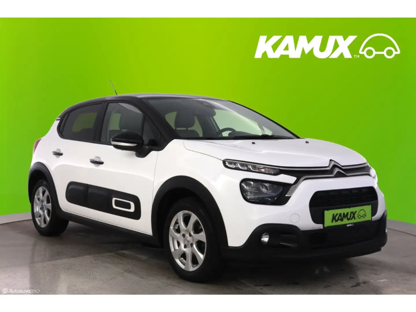 Citroen C3 1.2PureTech Aut.Shine+LED+TEMPO+KLIMA+SHZ+PDC Weiß - 1