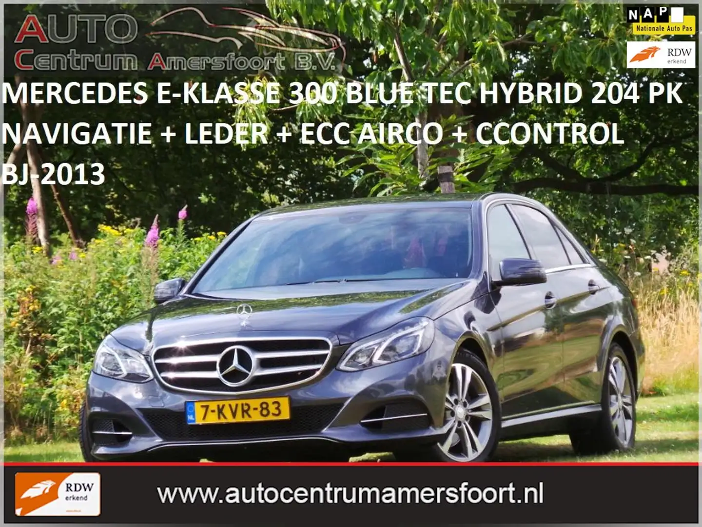 Mercedes-Benz E 300 BlueTEC HYBRID Prestige Avantgarde ( INRUIL MOGELI Grijs - 1