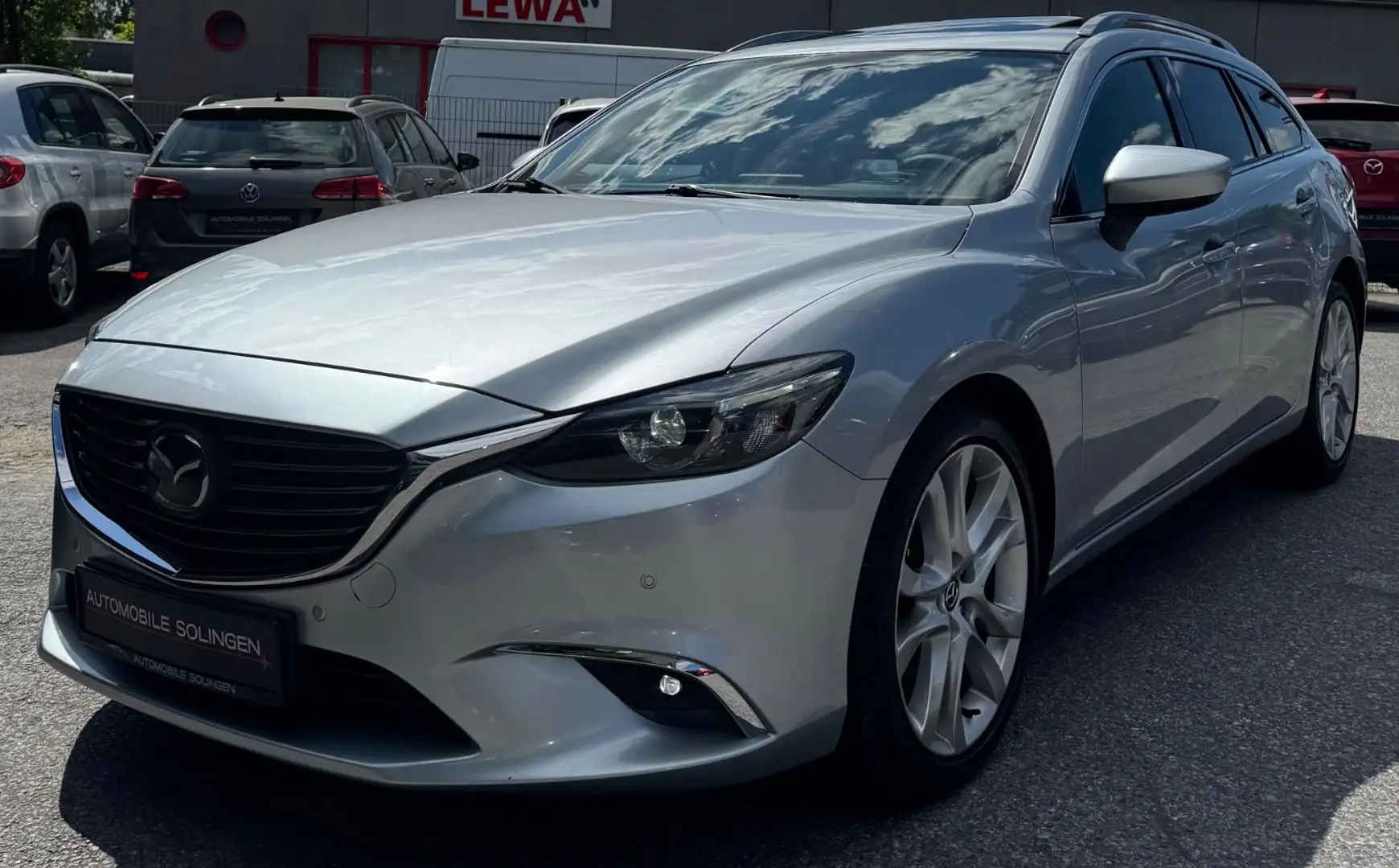 Mazda 6 Kombi Sports-Line AUT+AHK+RFK+PDC+LED+HUD+BOSE Silber - 1