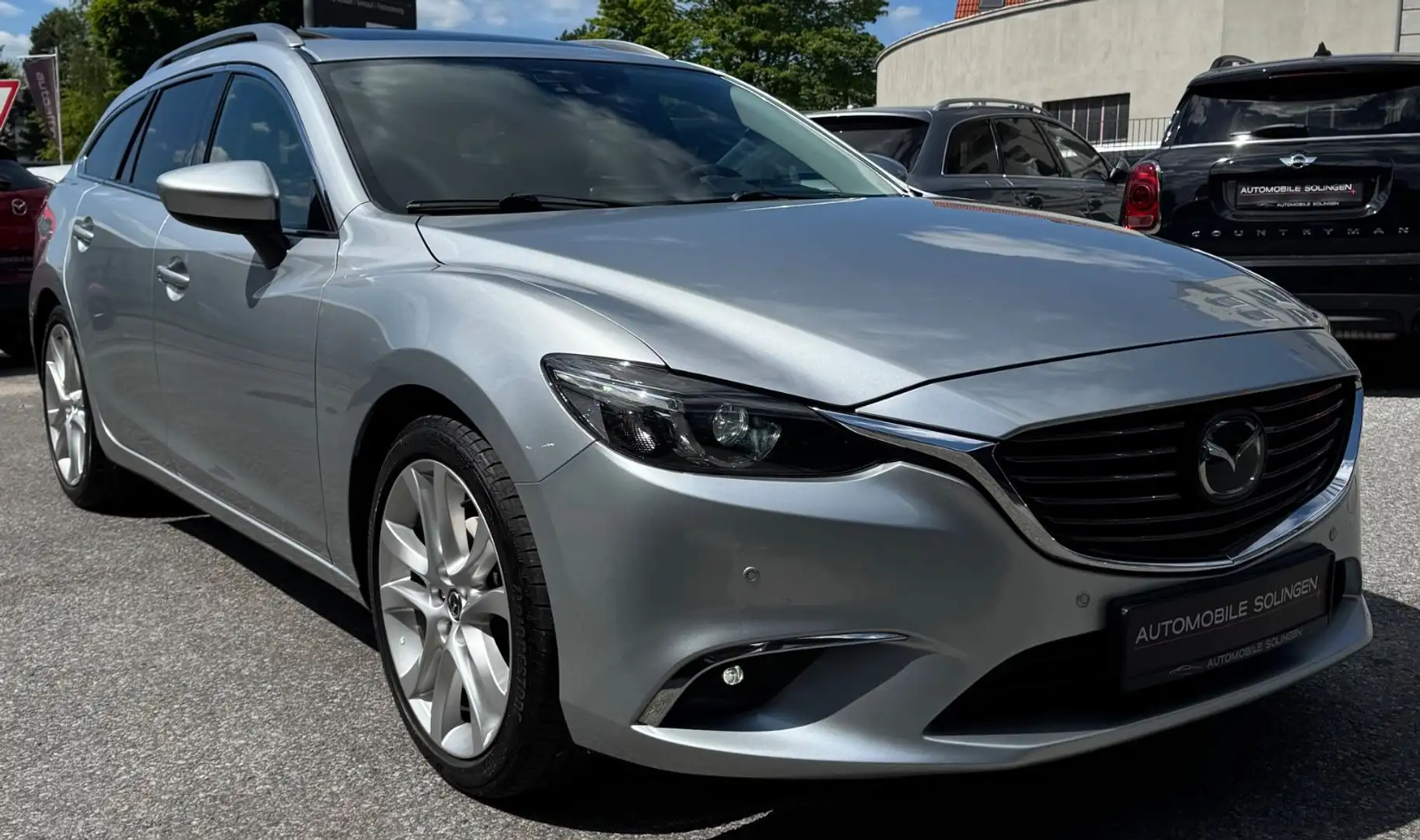 Mazda 6 Kombi Sports-Line AUT+AHK+RFK+PDC+LED+HUD+BOSE Silber - 2
