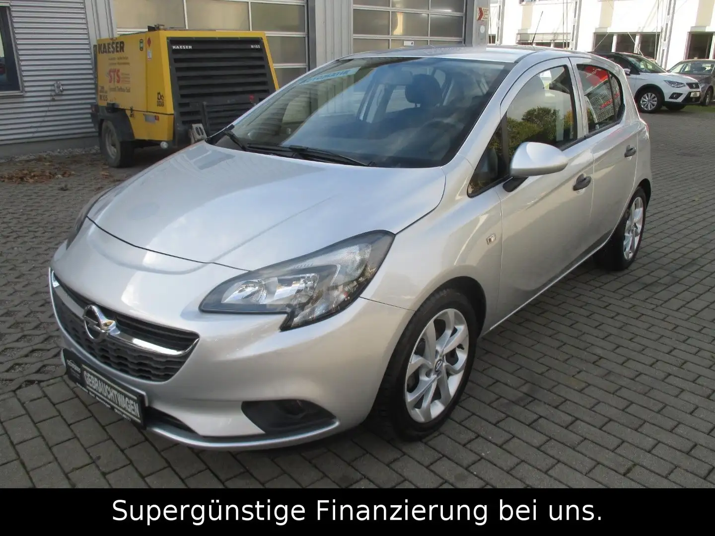 Opel Corsa E Selection,5-TÜRIG,AUTOMATIK,1-HAND Silber - 1
