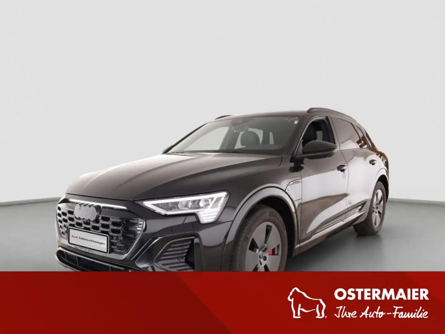 Audi Q8 e-tron S-LINE BLACK 55 QUATTRO NP:117tEUR! AHK.PANO.LEDER Negru - 1