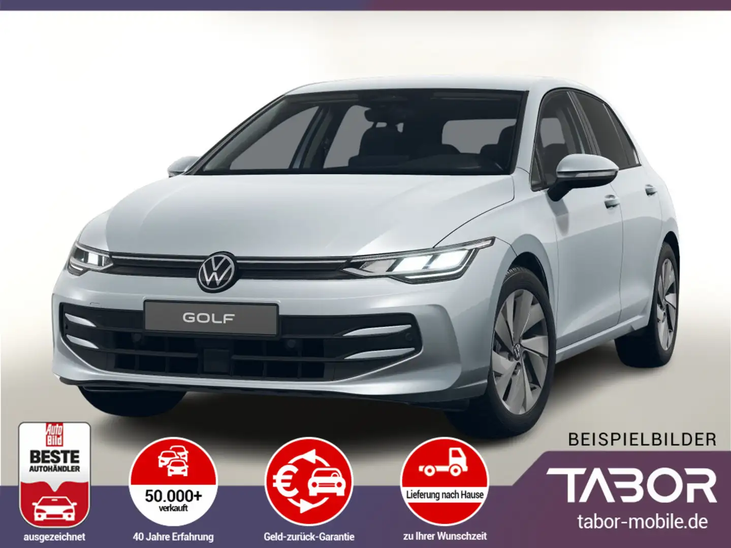 Volkswagen Golf 8 2.0 TDI 150 DSG LED Keyl ParkAs R2D Kam Silber - 1