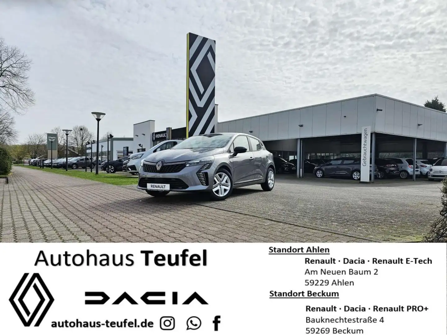 Renault Clio EVOLUTION Eco-G 100 Benzin+LPG "Sitzheizung, Navi" Grau - 1