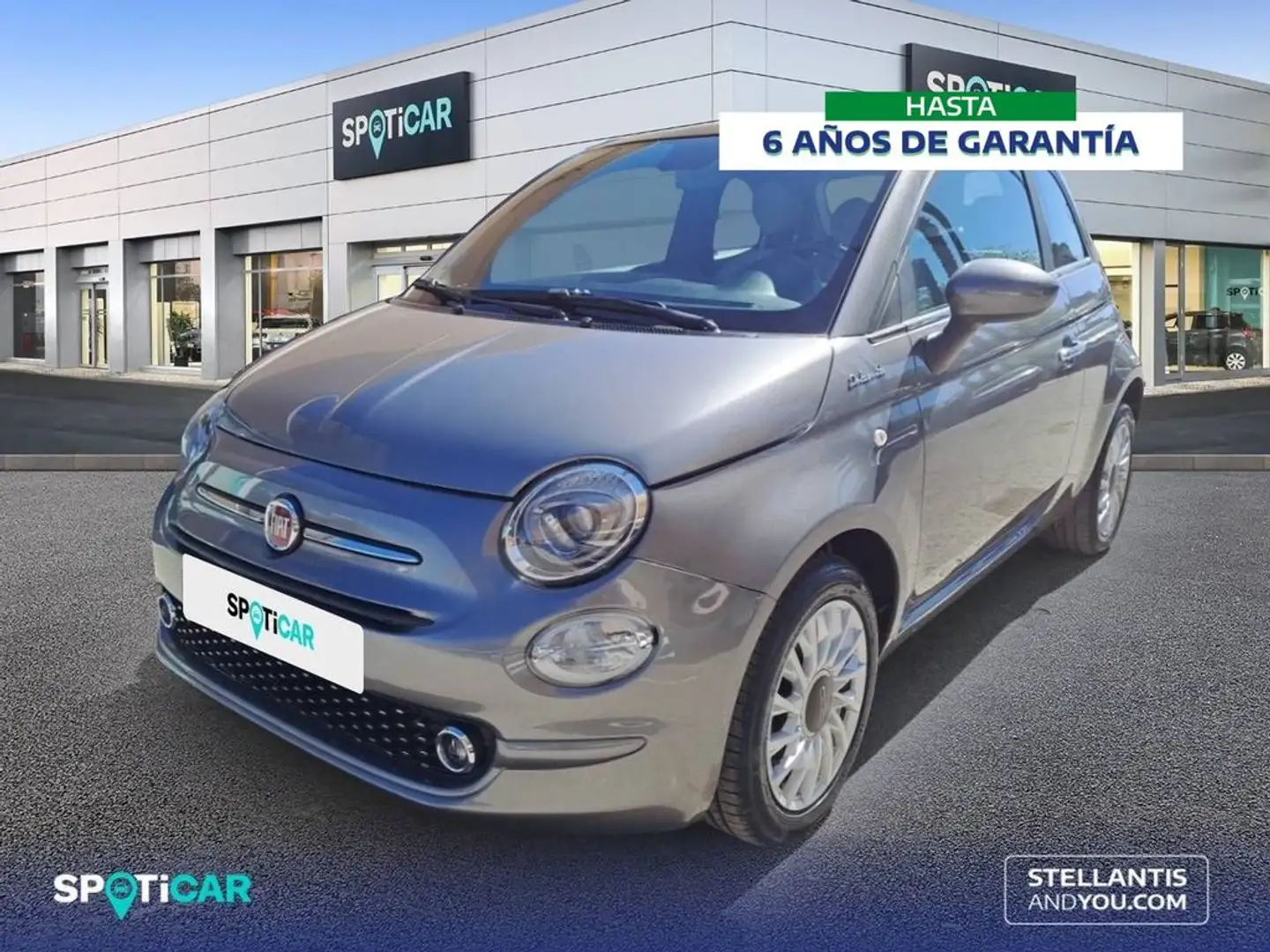 Fiat 500 1.0 Hybrid 51KW (70 CV) Dolcevita Gris - 1