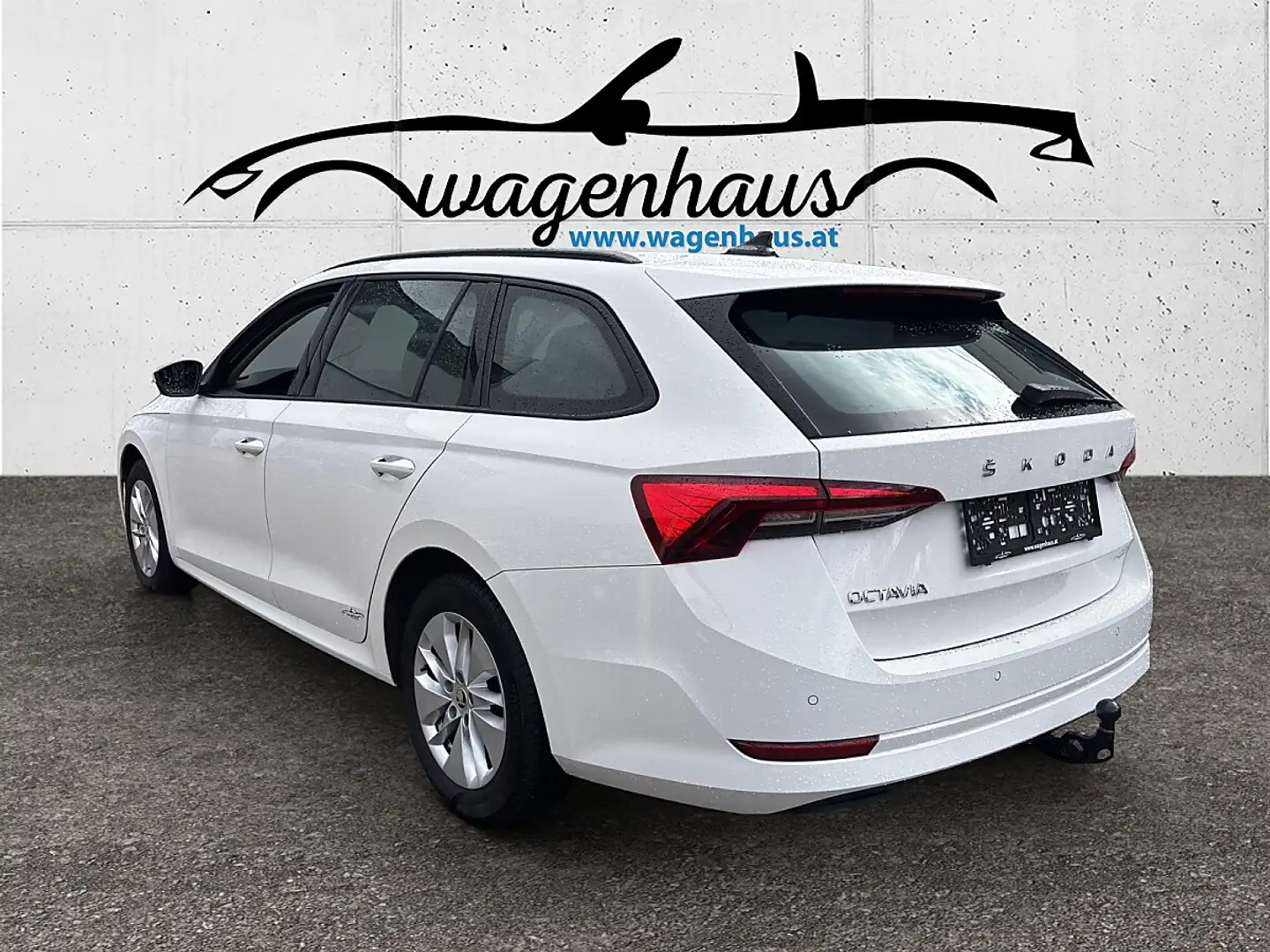 Skoda Octavia Combi 2,0 TDI Business DSG, AHV, APP, Sitzheizung Weiß - 2