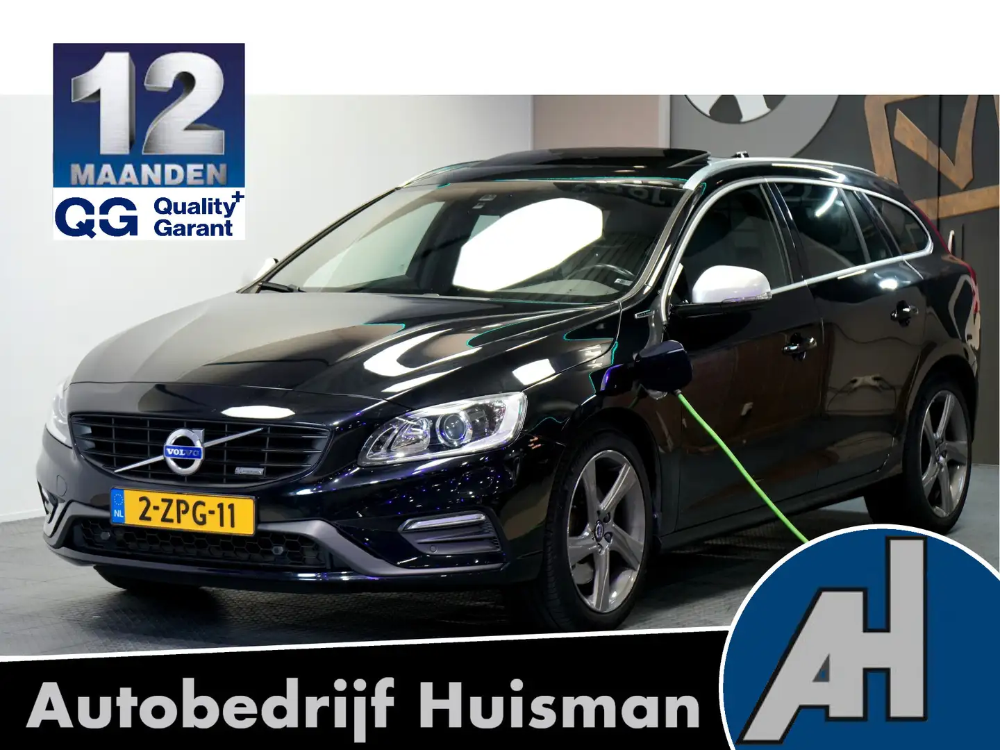 Volvo V60 2.4 D6 AWD 210kW/286pk Aut6 PHEV R-Design Technolo Schwarz - 1