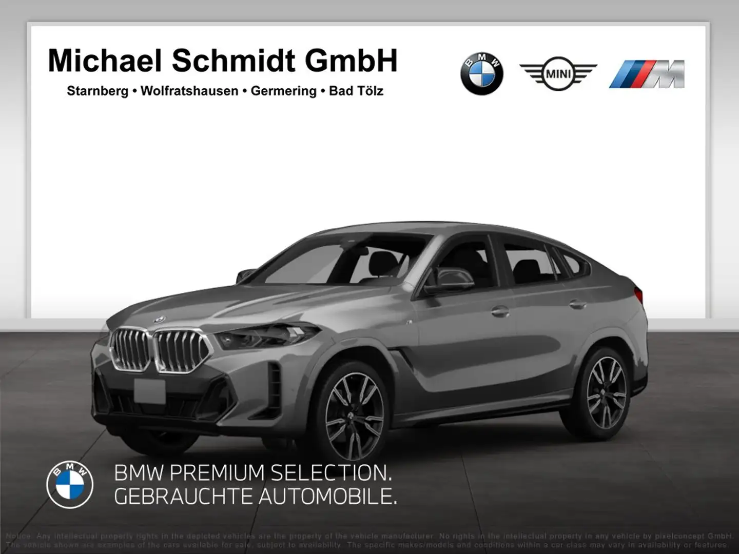 BMW X6 xDrive40d *M Sportpaket Pro*22"*LC Prof.*HUD*H/K*A Grau - 1