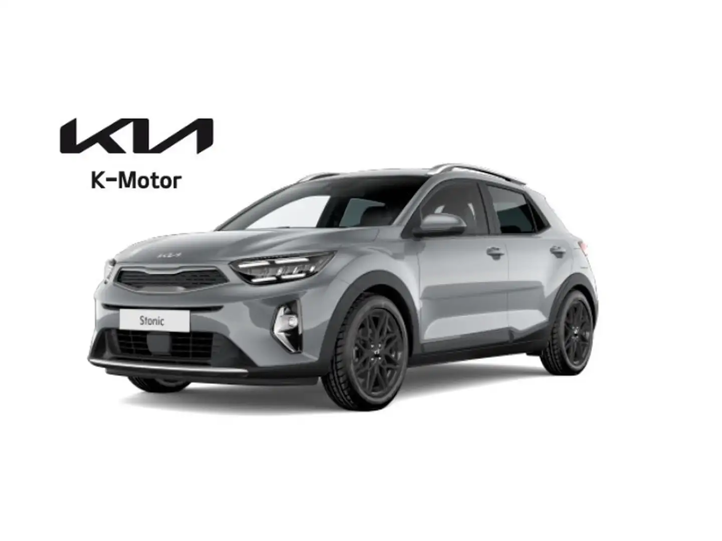 Kia Stonic 1.0 t-gdi mhev black edition 100cv mt Grijs - 1