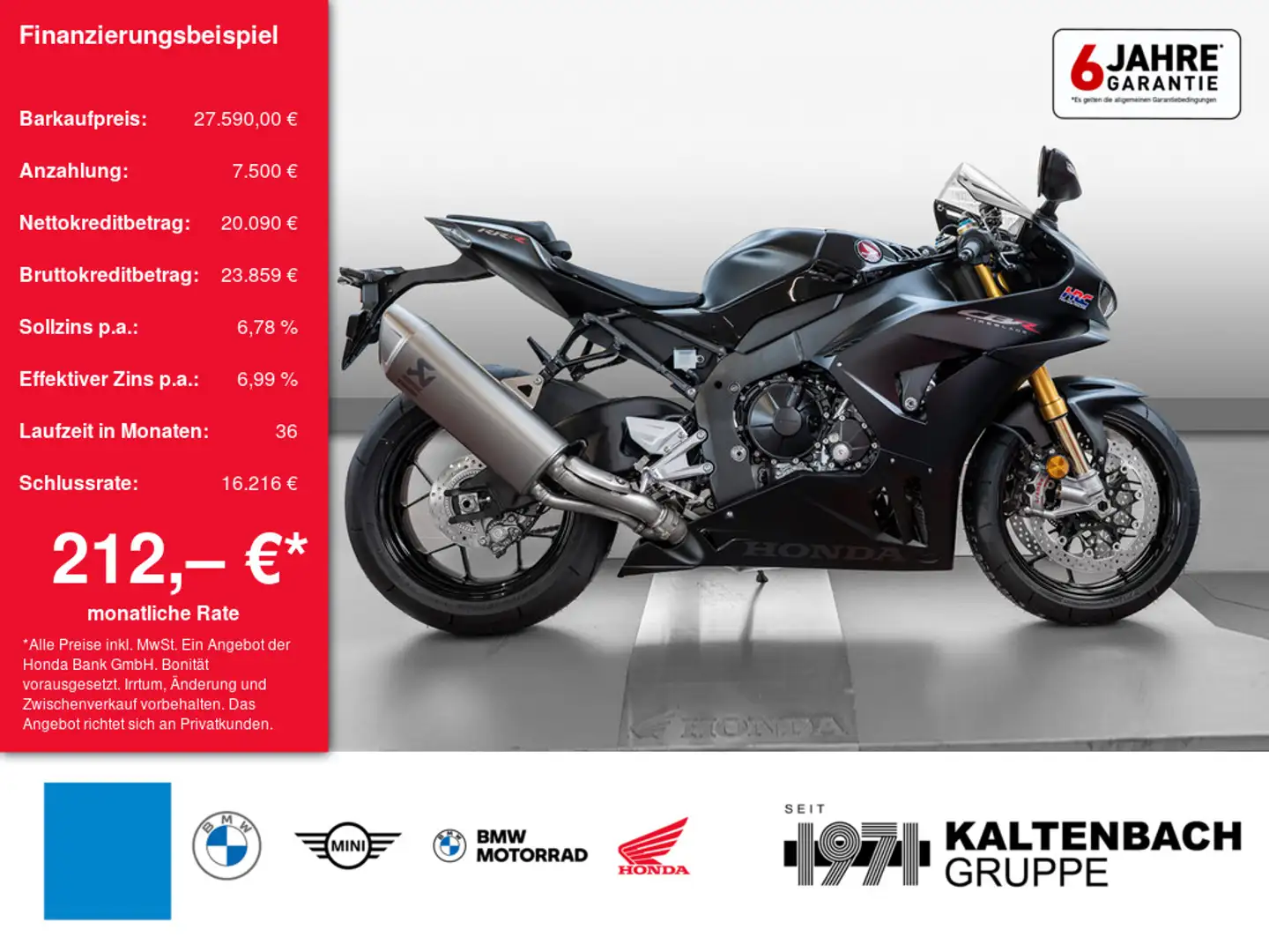 Honda CBR 1000 RR-R Fireblade SP AKRAPOVIC LED Nero - 1
