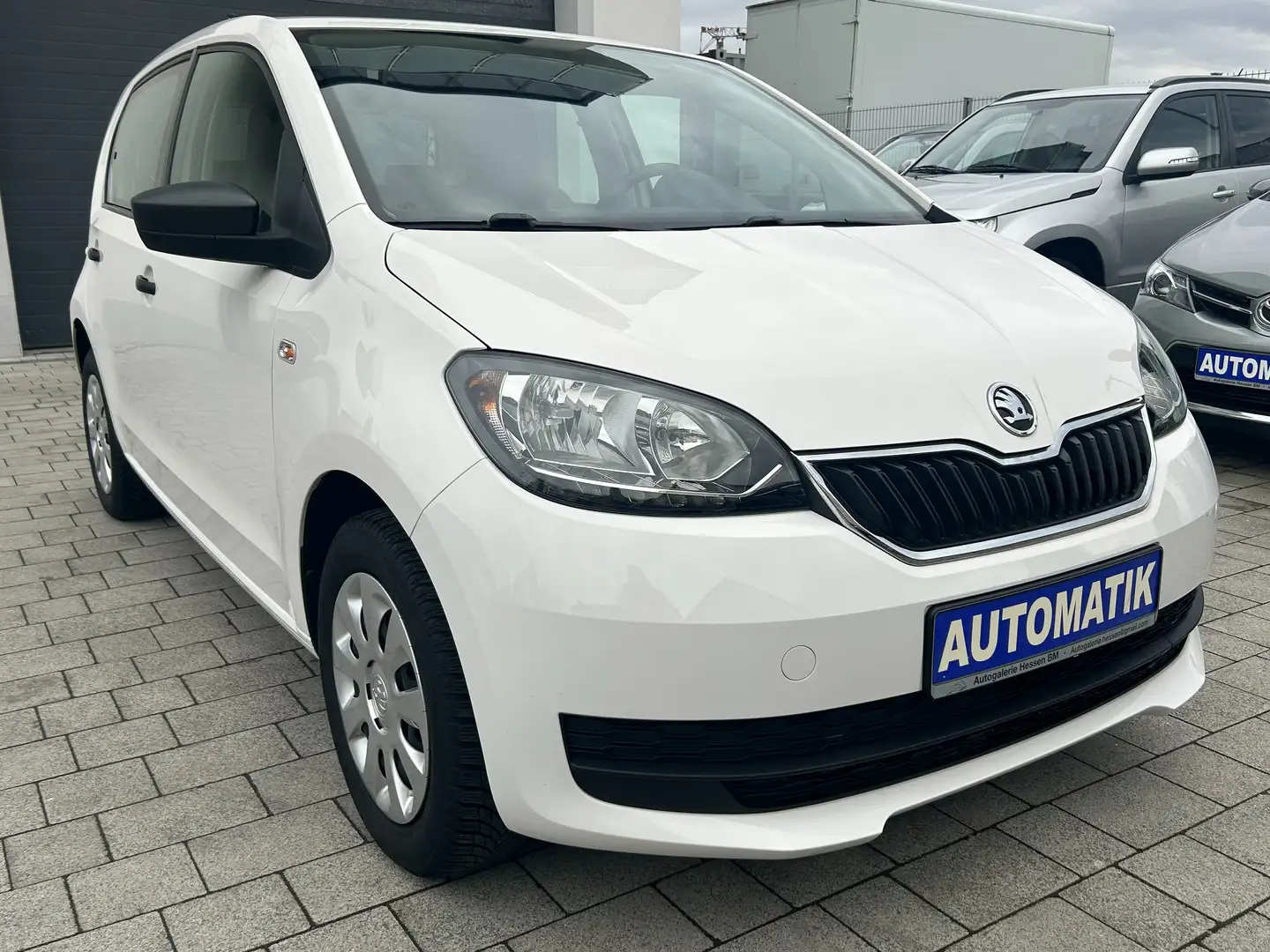 Skoda Citigo 1.0 Automatik*HU/AU Neu*AUX*4/5T*Klima*Garantie Beyaz - 2