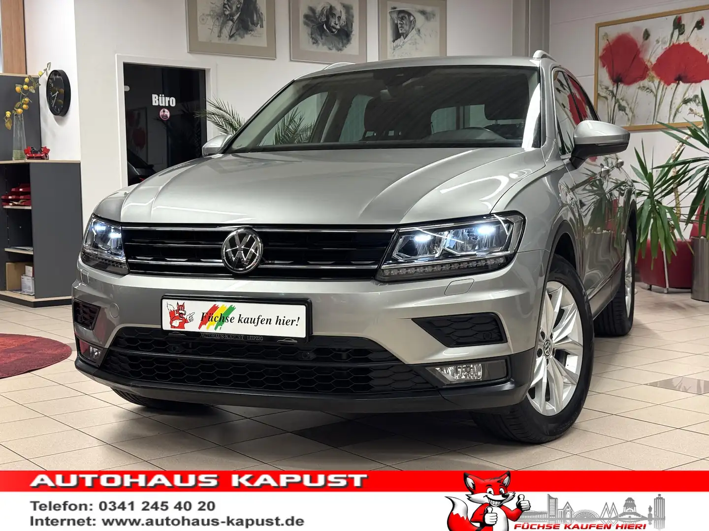 Volkswagen Tiguan 2.0 TDI Join DSG/LED/Navi/Spur/VZE/Ahk Grau - 1