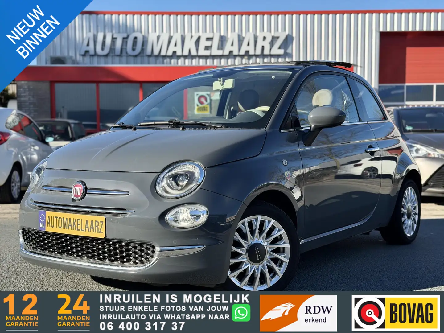 Fiat 500 0.9 TwinAir Turbo Lounge PANO LEDER NAVI - 1