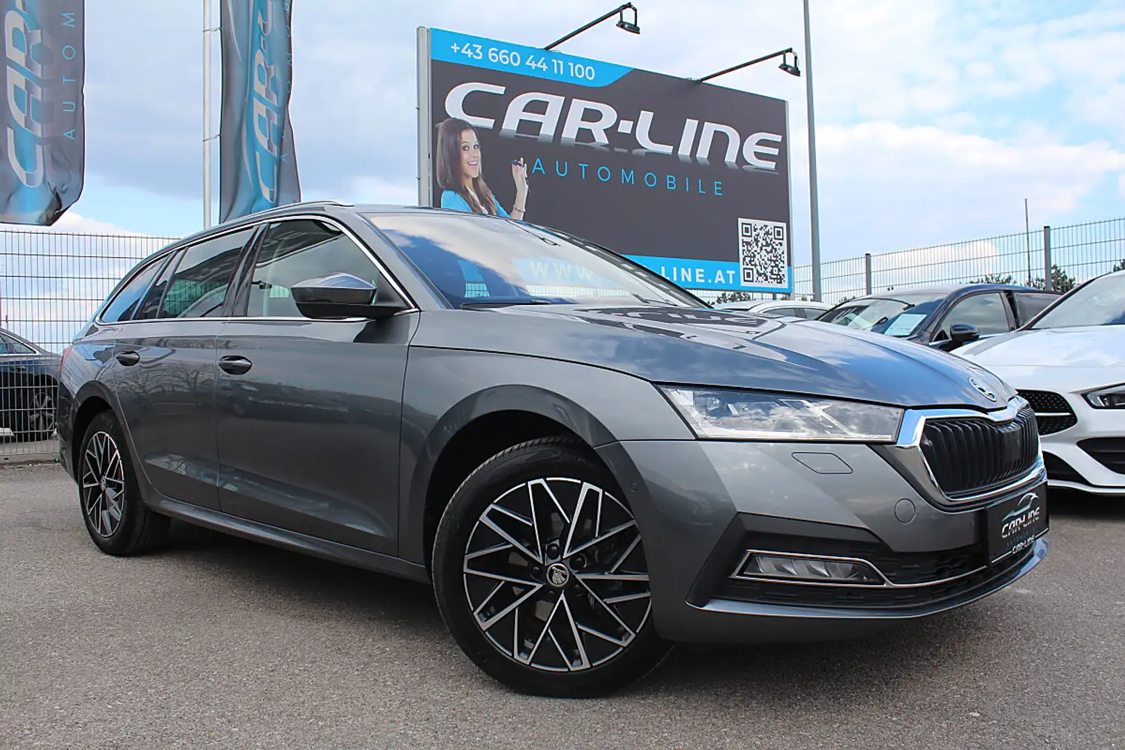 Skoda Octavia Combi 2,0 TDI Style DSG AHK, Kamera, Keyless, H... Grau - 1