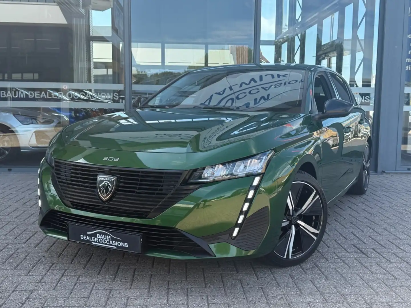 Peugeot 308 1.2 ACTIVE OLIVE BUSINESS AUTOMAAT AIRCO NAVI PDC. Groen - 1