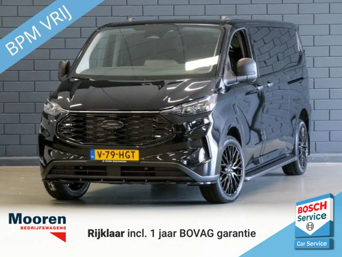 Ford Transit Custom 320 2.0 TDCI 171 PK L2H1 Dubbele Cabine Trend | AP Zwart - 1
