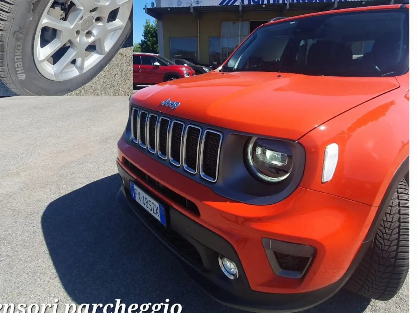 Jeep Renegade Renegade 2019 1.6 mjt Limited 2wd 120cv Arancione - 2