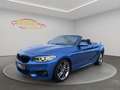 BMW 220 2 Cabrio 220 d M Sport*Xenon* Bleu - thumbnail 1
