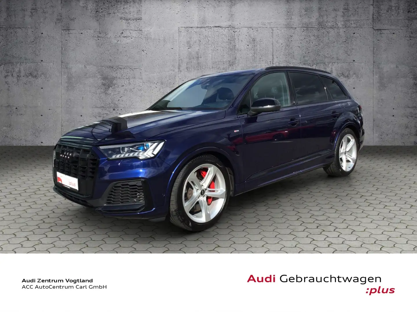 Audi Q7 S line 60 TFSIe quattro S-tronic PANO/HUD KLIMA L Blu/Azzurro - 1