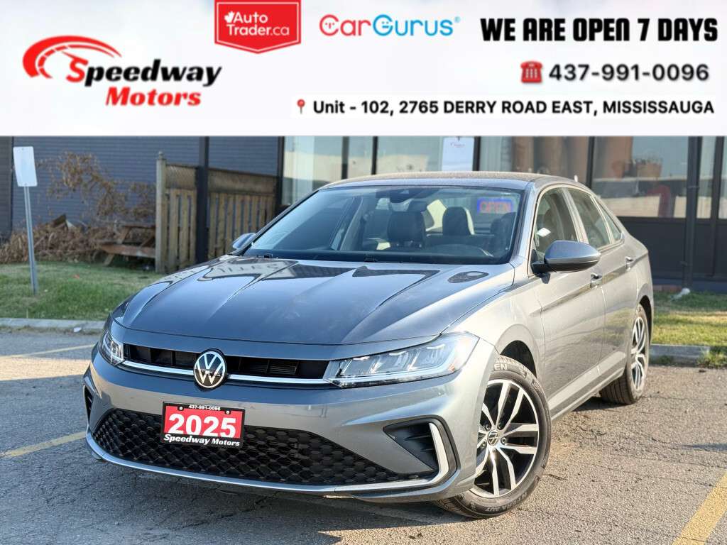 2025 Volkswagen Jetta COMFORTLINE AUTO/ NO ACCIDENT/ LEATHER/ REMOTE STA