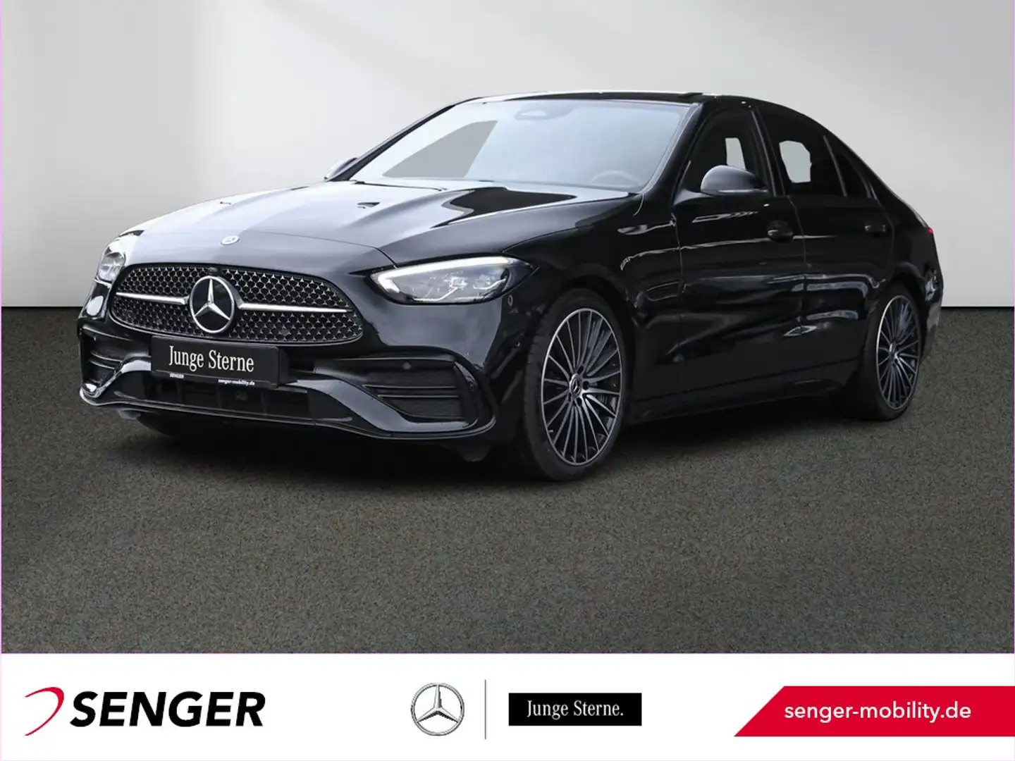 Mercedes-Benz C 180 AMG Rückfahrkamera Ambiente MBUX-Navi LED Zwart - 1