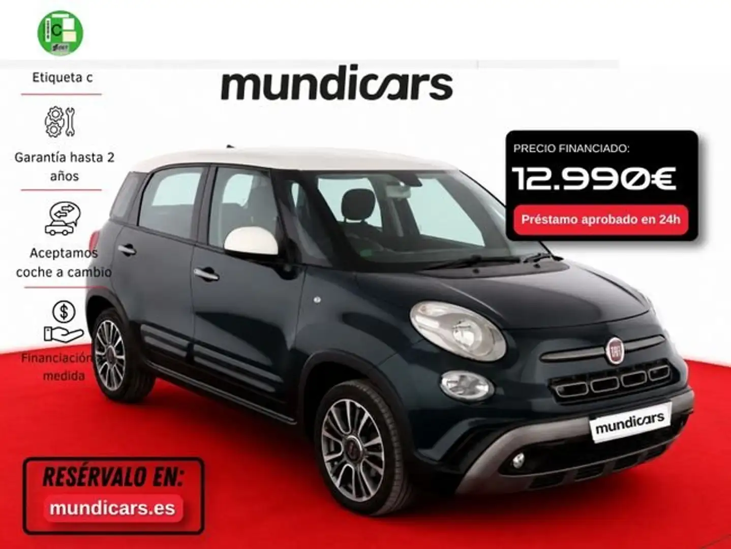 Fiat 500L 1.6 JTDM Cross Negro - 1