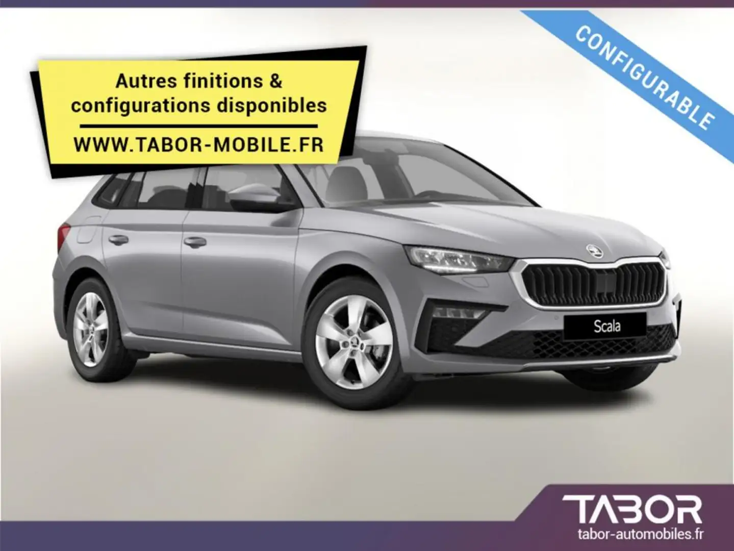 Skoda Scala 1.0 TSI 116 Essence LED radar MFL Bleu - 1