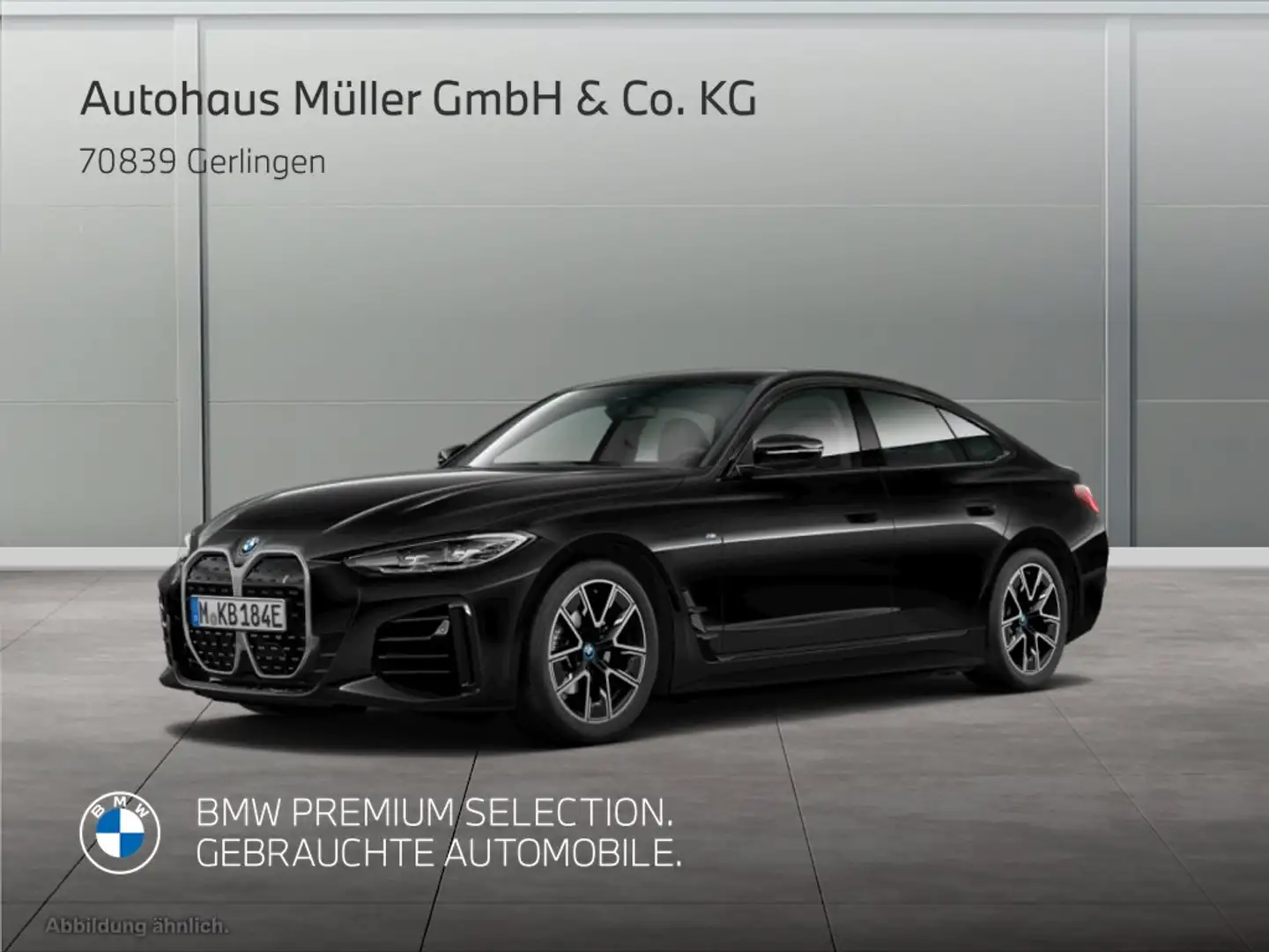 BMW i4 eDrive35 Gran Coupé M-Sportpaket Kamera ACC HiFi 1 Schwarz - 1