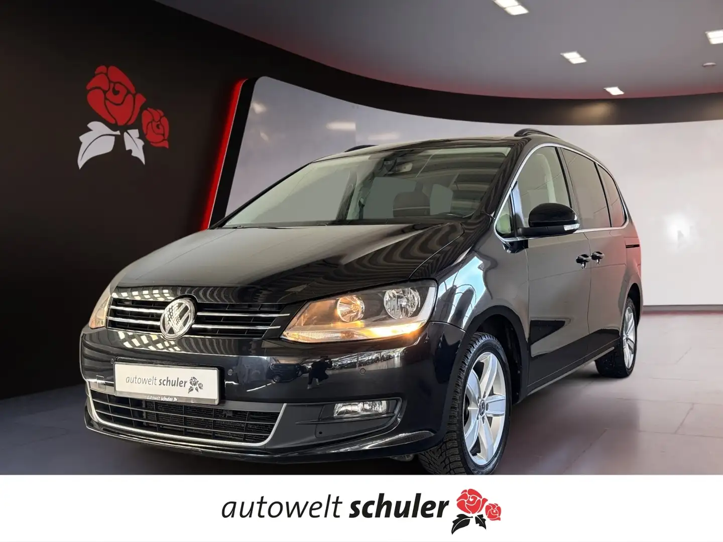 Volkswagen Sharan 2.0 TDI DSG Comf. 7-Sitzer Navi SHZ Negro - 1