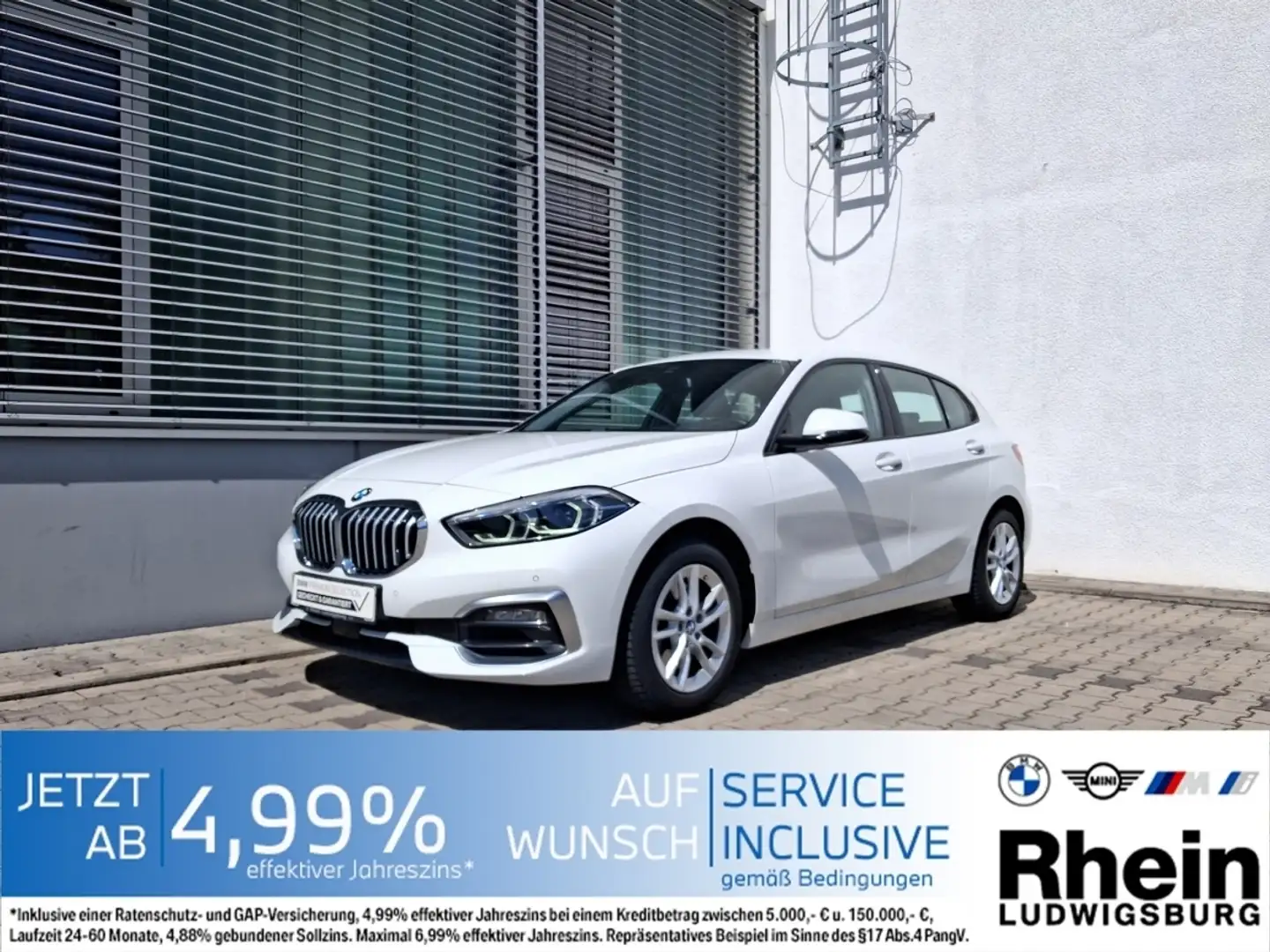 BMW 118 i Luxury Line Weiß - 1